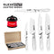 KlevaCut® Master Series 4pc Knife Set with Bamboo Storage Case + Free Gifts