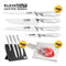 KlevaCut® Master Series TV Exclusive 3pc Knife Set + Free Fillet Knife, Magnetic Block & Defrosting Tray