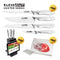 KlevaCut® Master Series TV Exclusive 3pc Knife Set + Free Fillet Knife, Storage Block & Defrosting Tray