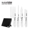 KlevaCut® Master Series Midnight Specialist 4pc Knife Set with Block & Sharpener