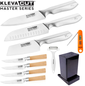 KlevaCut® Professional Chef 3pc Knife Set + $130 FREE Gifts + Lifetime Guarantee!