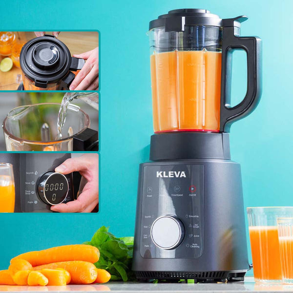 Mealio® Hot & Cold Blender - Professional Soup Maker & Smoothie Blender in 1 + FREE 2 Soup Flasks + Recipe E-Book