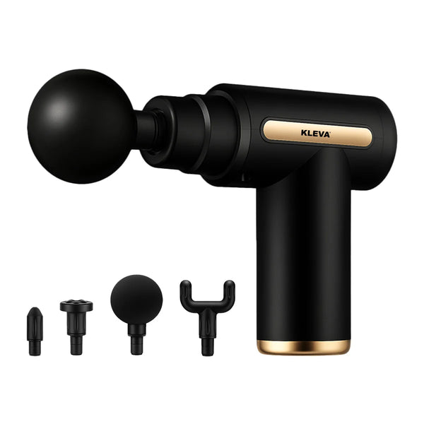 Compact deep tissue massage gun for muscle recovery and pain relief