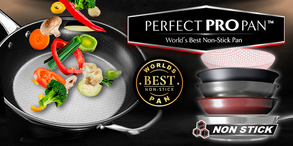 Perfect Pro Pan Premium NonStick, LongLasting Frying Pan! 3 Size