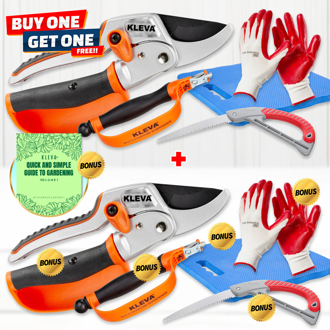 Kleva Precision Pruners + 6 in 1 Sharpener Buy 1 Get 1 FREE Kleva