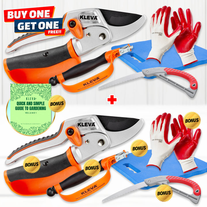 Kleva Precision Pruners + 6 in 1 Sharpener Buy 1 Get 1 FREE Kleva