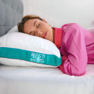 Rest & Reform Pillow - The Sore Muscle Solution With Adjustable Firmness