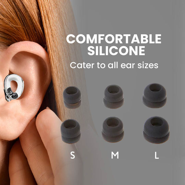 Reusable Hearing Protection Earplugs for Noise Reduction, Sleep, Working & Flights