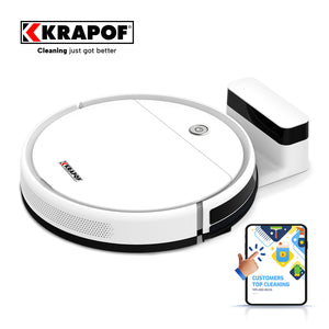 KRAPOF® Slim Robo Vac Super Quiet Robotic Vacuum Cleaner