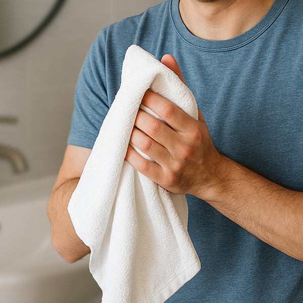 a guy use Super Sleeper Pro Premium Hand Towel