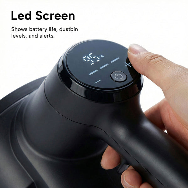 KRAPOF® Auto Clean Self Empty Slim Power Vac Cordless Stick Vacuum + Extra Dust Bag & Free Shipping