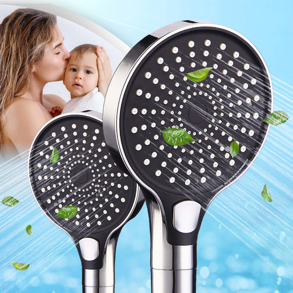 Kleva Triple Bliss Filtered Handheld 3-Mode Shower Head plus 3 Filters - Buy One Get One Free