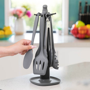 The Ultimate 6-Piece Silicone Utensil Set and Stand - Upgrade Your Cooking Today