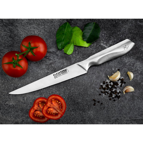 Upgrade to 5pc Set With 11.5cm Utility Knife + 20cm Slicer Knife UPSELL Kleva Range - It's Kleva, It's Simple, It Works   