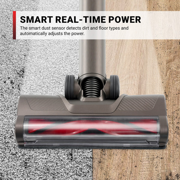 KRAPOF® Super Slim Power Vac Cordless Stick Vacuum + Extra FREE Second Battery