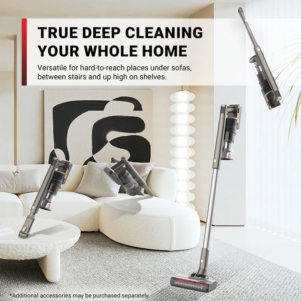 KRAPOF® Super Slim Power Vac Cordless Stick Vacuum + Extra FREE Second Battery