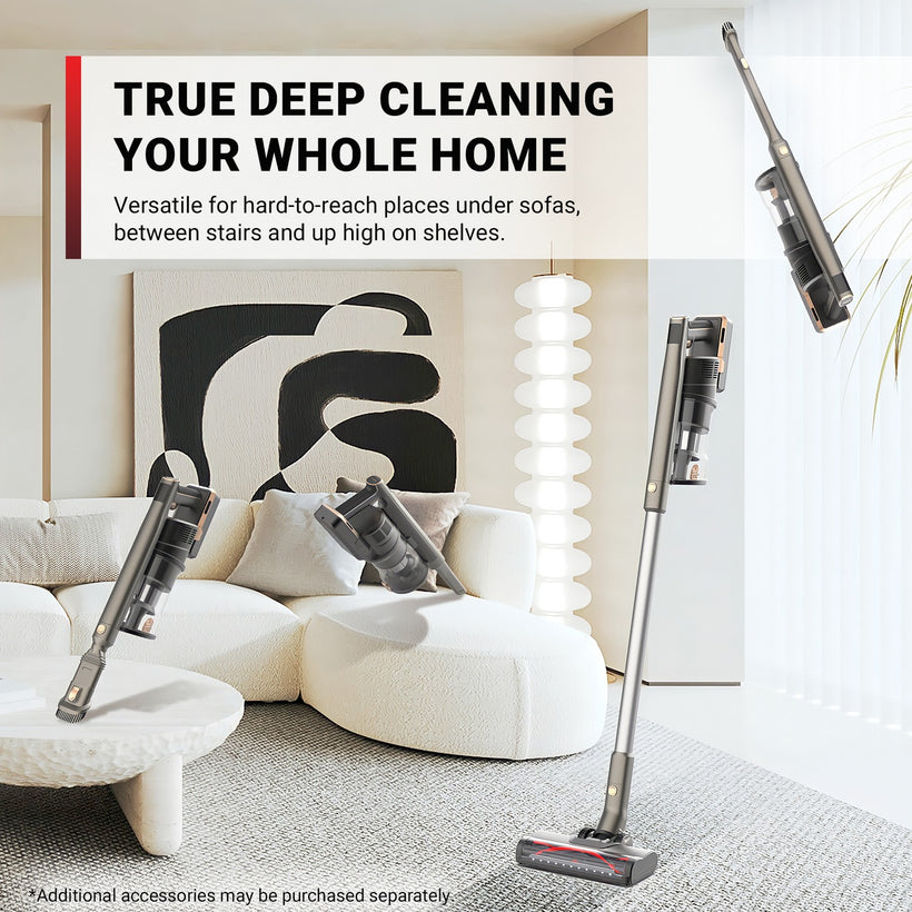 KRAPOF® Super Slim Power Vac Cordless Stick Vacuum + Extra