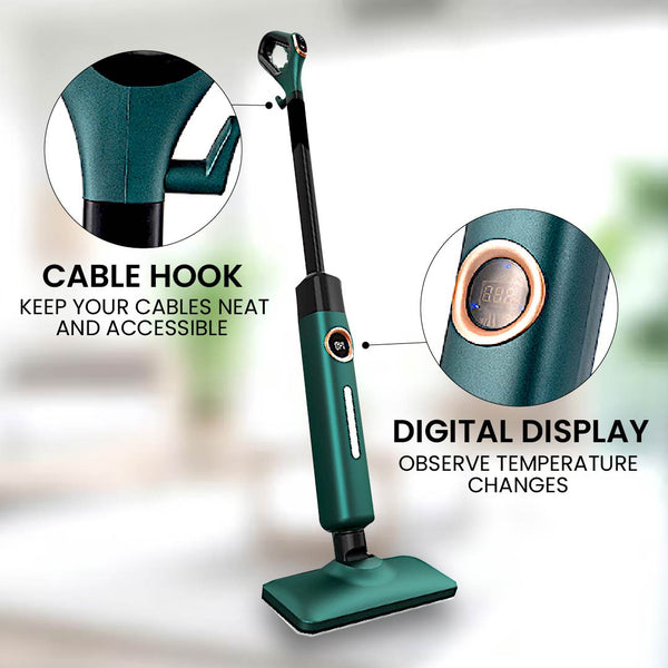 Kleva® Steamer Mop Powerful Steam Cleaning Solution Eliminating Germs