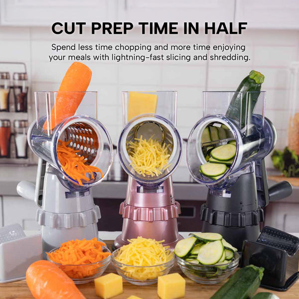 Kleva Sumo Slicer® XL NEW Improved Design + 3 Interchangeable Drums - New Colours!