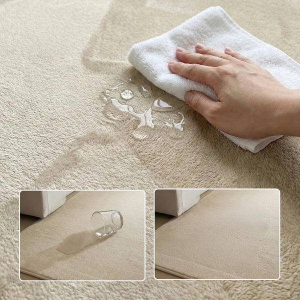 Water resistant tatami mat floor with spill protection, easy clean Japanese floor mat for kids and pets