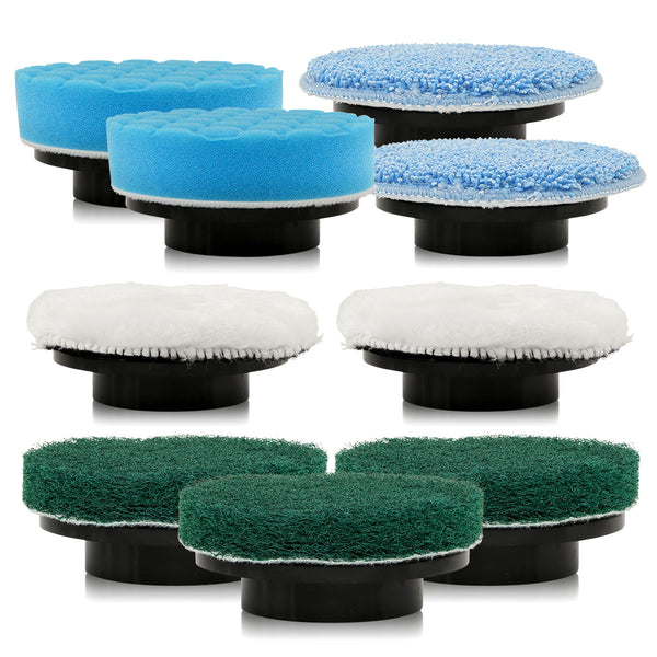 KRAPOF® Replaceable Cleaning Heads Set for Tough Scrub Excel