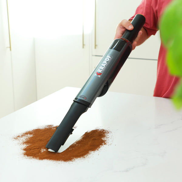 KRAPOF® TwinTech Handy Vac Cordless 2-in-1 Ultra Slim Handheld Stick Vacuum