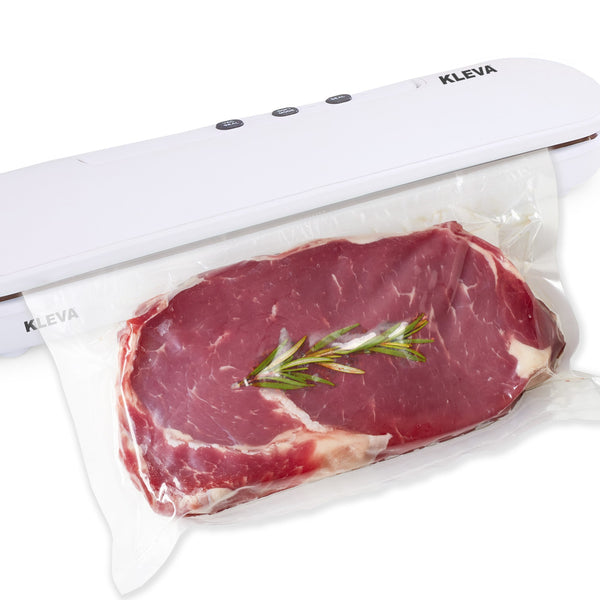 Kleva® Vac Seal & Save Food Saver Vacuum Sealer + FREE Sealer Bags Rolls