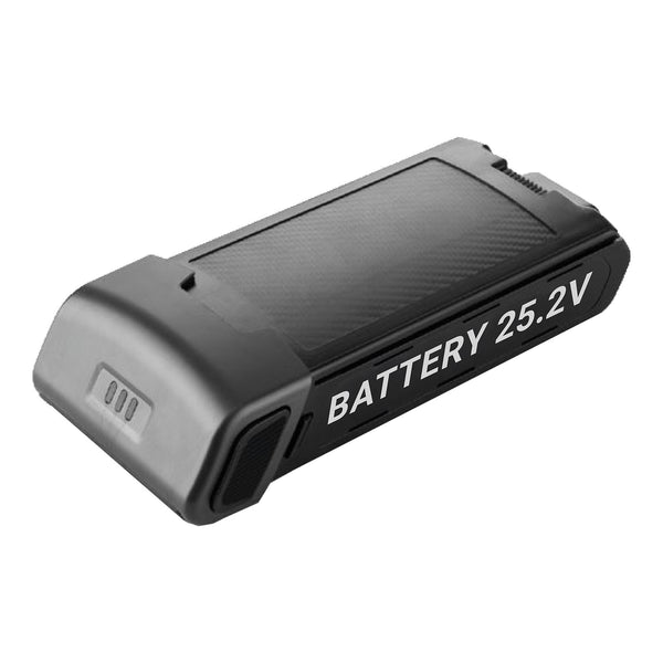 Rectangular black Power Pack Battery For KRAPOF® Wet & Dry 2-in-1 Vacuum by Kleva Range, textured top labeled "BATTERY 25.2V" in white, with indicator display and vents—perfect for your cordless vacuum or smart mop floor cleaner.