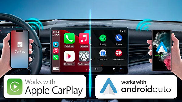 Wireless Apple CarPlay and Android Auto