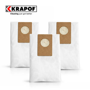Krapof replacement vacuum dust bags for compact self empty vacuum cleaner high capacity dust collection