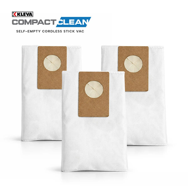Krapof replacement vacuum dust bags for compact self empty vacuum cleaner high capacity dust collection