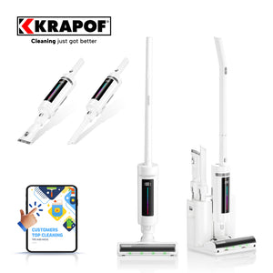 KRAPOF® Compact Clean Self-Empty Cordless Stick Vac