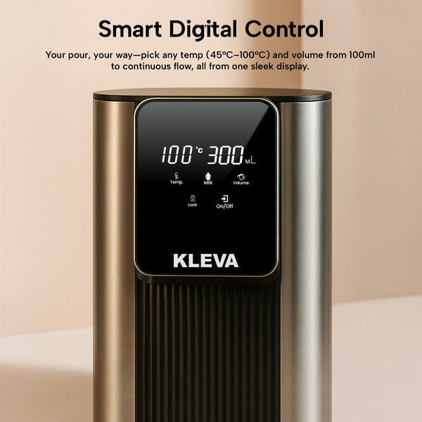Kleva® Instant Hot Water Dispenser Deluxe – Smart Touch Temp & Volume Control, In Under 10 Seconds