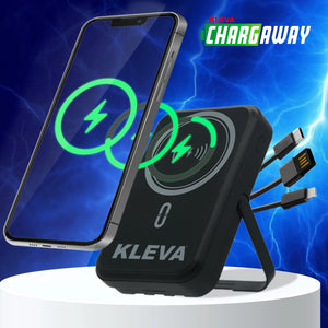 ChargAway 5-in-1 Compact Wireless Power Bank Fast Charge all devices in 30 minutes