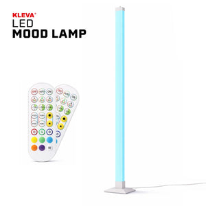 Kleva LED Mood Lamp colour changing floor light with remote control and slim modern design