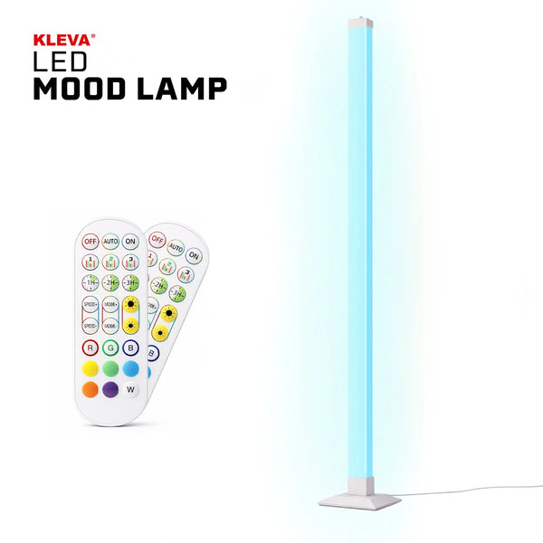 Kleva LED mood lamp floor light with remote control and adjustable RGB colours