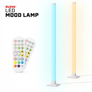 Kleva LED mood lamp floor light with remote control and adjustable RGB colours
