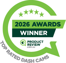 2026 Awards Winner badge for Product Review with green and white design