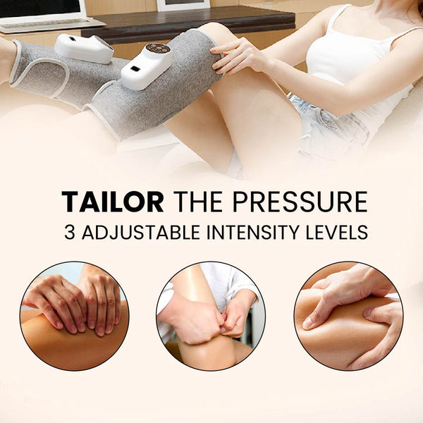 Remedical Muscle Relief Cordless Calf & Foot Massager 2 Pack with Heat and Circulation