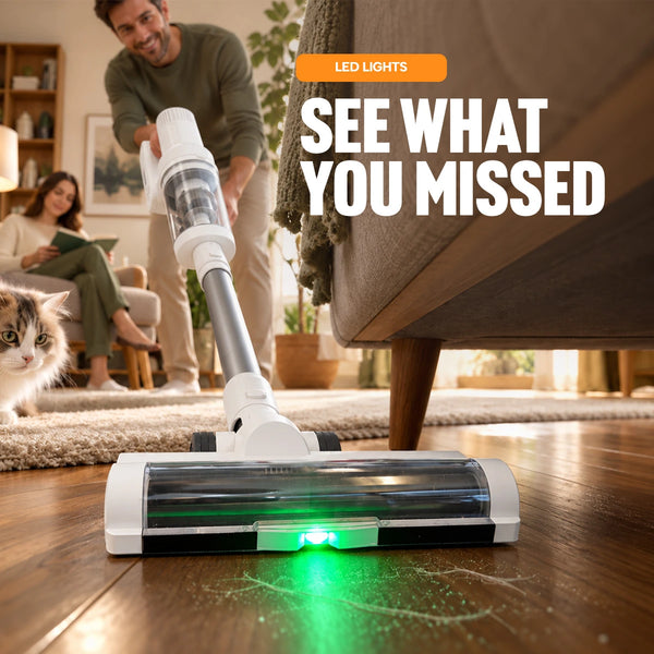 KLEVA® Self Empty Vac K4 - Slim Cordless Stick Vacuum