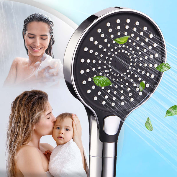 Kleva Triple Bliss Filtered Handheld 3-Mode Shower Head plus 3 Filters - Buy One Get One Free