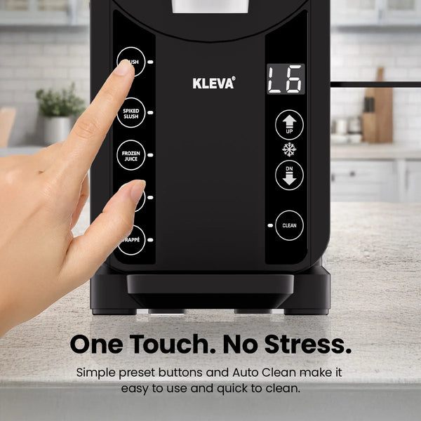 Kleva slush machine one touch control panel with preset buttons