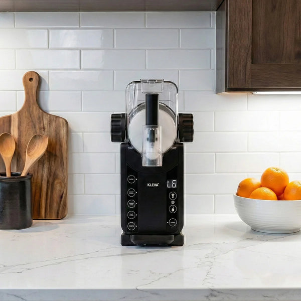Kleva slush machine displayed on kitchen counter