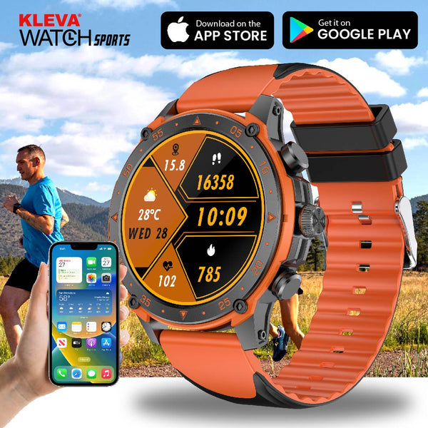 Advanced Smart Sport Watch Fitness Tracker for Active Lifestyle - Compatible with Android iOS