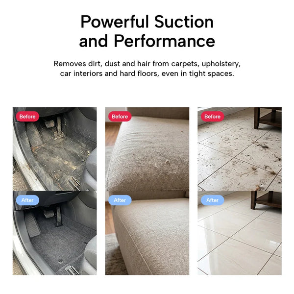 Slim Vac cordless vacuum powerful suction cleaning carpets upholstery car interiors and hard floors