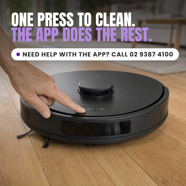KLEVA® Self Empty Robo VacIQ Robot Vacuum and Mop