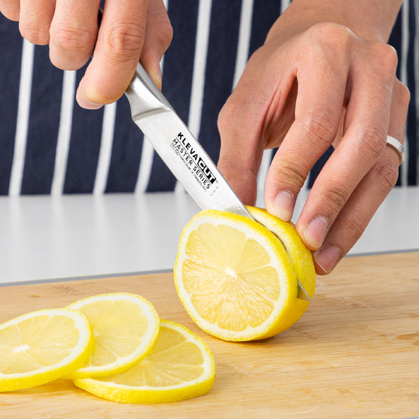 KlevaCut® Master Series 6pc Knife Set + Sharpener + Choice of Knife Block or Gift!