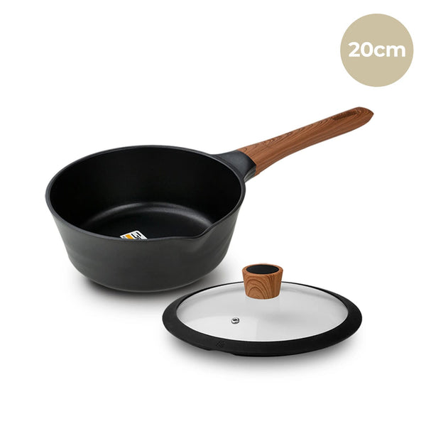 Diamond Earth® Sauce Pan + Glass Lid - 20cm Cookware Kleva Range - Everyday Innovations   