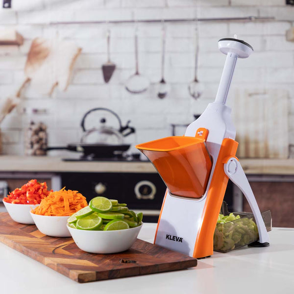 Kleva Safety Slicer™️ XL One-Push Veggie Slicer NEW Colours Available! Kitchen Gadget Kleva Range - Everyday Innovations   