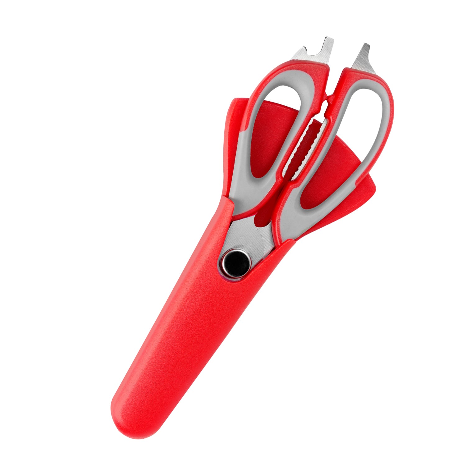 Kleva 5 in 1 Multipurpose Super Scissors With Detachable Blades & Magnetic Holder Kitchen Gadget Kleva Range - It's Kleva, It's Simple, It Works   